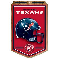 Houston Texans Sign 11x17 Wood Established