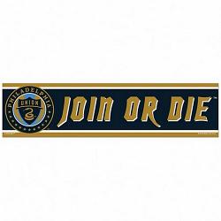 Philadelphia Union Decal 3x12 Bumper Strip Style