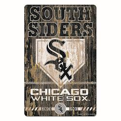 Chicago White Sox Sign 11x17 Wood Slogan Design