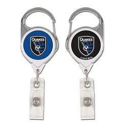 San Jose Earthquakes Badge Holder Premium Retractable