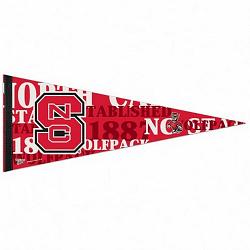 North Carolina State Wolfpack Pennant 12x30 Premium Style