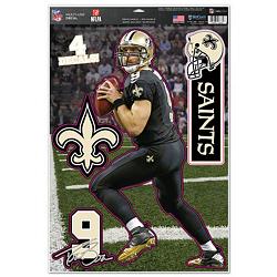 New Orleans Saints Drew Brees Decal 11x17 Multi Use