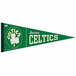 Boston Celtics Pennant 12x30 Premium Style Hardwoods Design