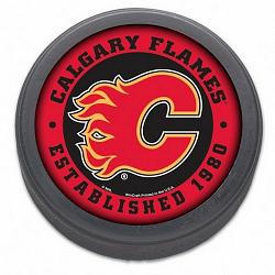 Calgary Flames Hockey Puck - est 1980 - Bulk