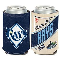 Tampa Bay Rays Can Cooler Vintage Design