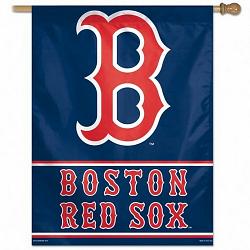 Boston Red Sox Banner 28x40 Vertical Logo Design