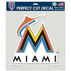 Wincraft Miami Marlins Decal 8x8 Color New Logo -