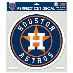 Houston Astros Decal 8x8 Die Cut Color