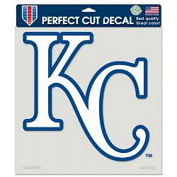 Kansas City Royals Decal 8x8 Die Cut Color