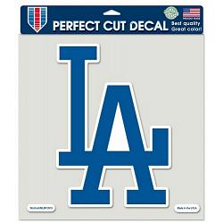 Los Angeles Dodgers Decal 8x8 Die Cut Color