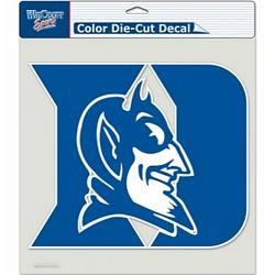 Duke Blue Devils Decal 8x8 Die Cut Color