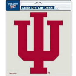 Indiana Hoosiers Decal 8x8 Die Cut Color