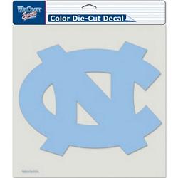 North Carolina Tar Heels Decal 8x8 Die Cut Color