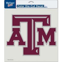 Texas A&M Aggies Decal 8x8 Die Cut Color