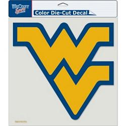 West Virginia Mountaineers Decal 8x8 Die Cut Color