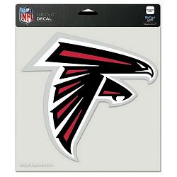 Atlanta Falcons Decal 8x8 Die Cut Color