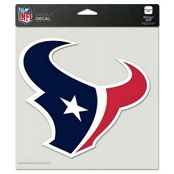 Houston Texans Decal 8x8 Die Cut Color