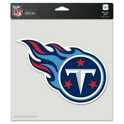 Tennessee Titans Decal 8x8 Die Cut Color