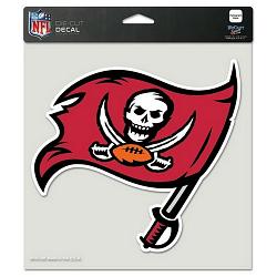 Tampa Bay Buccaneers Decal 8x8 Die Cut Color