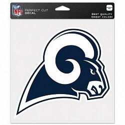 Los Angeles Rams Decal 8x8 Perfect Cut Color