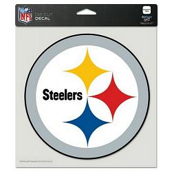 Pittsburgh Steelers Decal 8x8 Die Cut Color