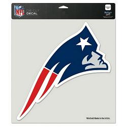 New England Patriots Decal 8x8 Die Cut Color