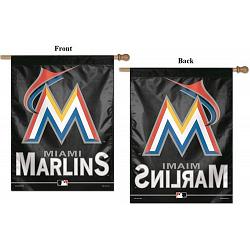 Miami Marlins Banner 28x40 Vertical