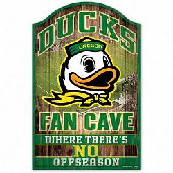 Oregon Ducks Sign 11x17 Wood Fan Cave Design