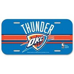 Oklahoma City Thunder License Plate