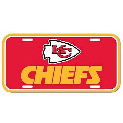 Kansas City Chiefs License Plate