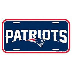 New England Patriots License Plate