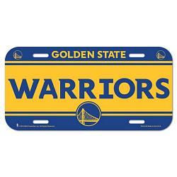 Golden State Warriors License Plate Plastic