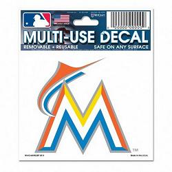 Miami Marlins Decal 3x4 Multi Use
