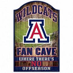 Arizona Wildcats Sign 11x17 Wood Fan Cave Design