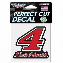 Nascar Kevin Harvick Decal 4x4 Perfect Cut Color