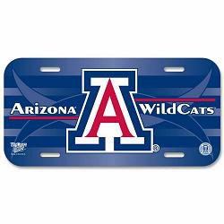 Arizona Wildcats License Plate Plastic