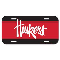 Nebraska Cornhuskers License Plate