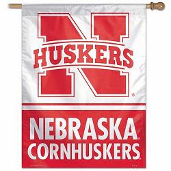 Nebraska Cornhuskers Banner 28x40 Vertical