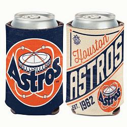 Houston Astros Can Cooler Vintage Design