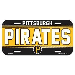 Pittsburgh Pirates License Plate Plastic