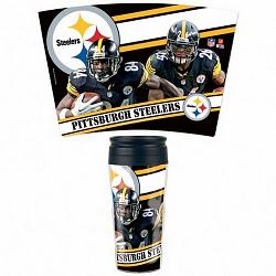 Pittsburgh Steelers Mug 16oz Travel Contour Style