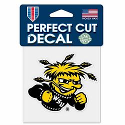 Wichita State Shockers Decal 4x4 Perfect Cut Color