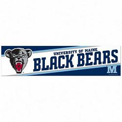 Maine Black Bears Decal 3x12 Bumper Strip Style