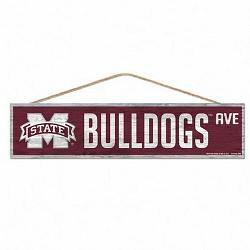 Mississippi State Bulldogs Sign 4x17 Wood Avenue Design
