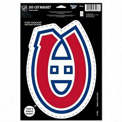Montreal Canadiens Magnet 6.25x9 Die Cut Logo Design