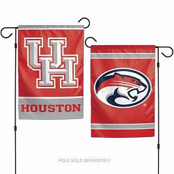 Houston Cougars Flag 12x18 Garden Style 2 Sided
