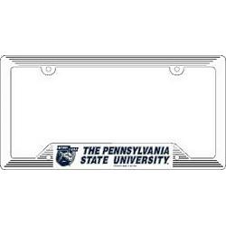 Penn State Nittany Lions License Plate Frame Plastic