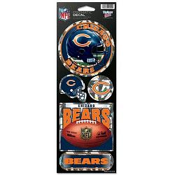 Chicago Bears Stickers Prismatic