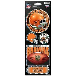 Cleveland Browns Stickers Prismatic