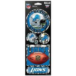 Detroit Lions Stickers Prismatic